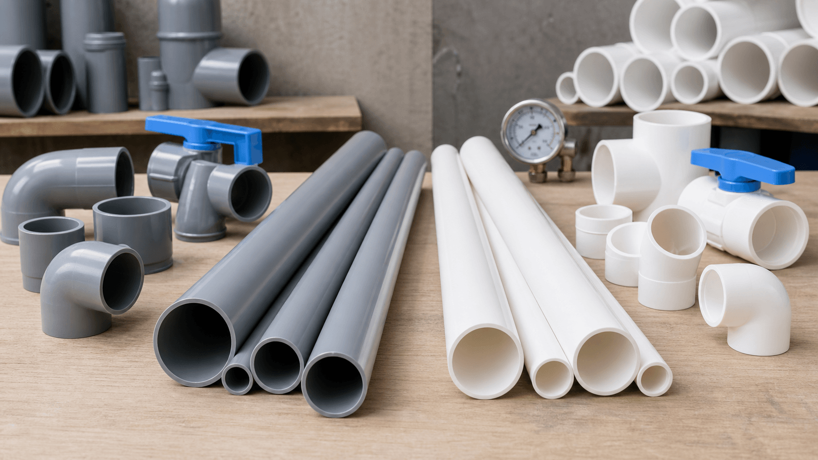 So sánh ống nhựa PVC và uPVC theo độ cứng và áp lực